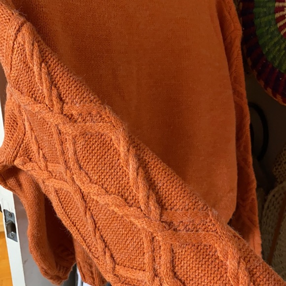 RAGA orange acrylic sweater XS - Picture 4 of 4